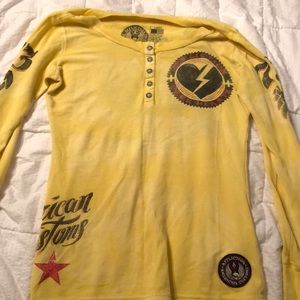 Affliction women’s long sleeve top.